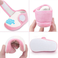 Cargar imagen en el visor de la galería, Zapatos de bebé niñas recién nacidos invierno FS0806025 Personalizado Personalizada con Foto, Texto o Logo