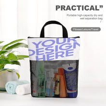Cargar imagen en el visor de la galería, Bolsa Seca y Húmeda de Malla Bolsa de Almacenamiento Plegable JJ0529030 Personalizada Impresion Completa de Una Imagen con Foto Logo Patrón Texto