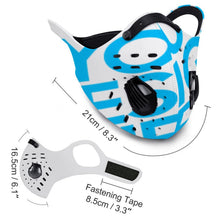 Cargar imagen en el visor de la galería, Máscara Mascarilla de Montar de Neopreno con Diseño Personalizado Personalizada con Foto, Texto o Logo