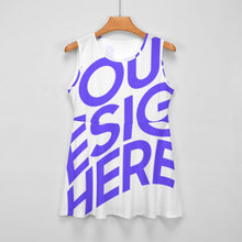 Cargar imagen en el visor de la galería, Disfraz ropa de animadora uniforme para mujer personalizado con foto patrón texto (impresión de imagen única)