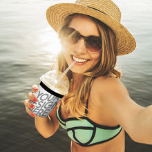 Cargar imagen en el visor de la galería, Funda Aislante para Vaso / Funda para Botella / Funda de Café Impermeable Reutilizable JJ0520231 Personalizada con Impresión Completa de una imagen con Foto Logo Patrón Texto