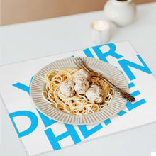 Cargar imagen en el visor de la galería, Juego de 6 manteles individuales de lona personalizado con patrón foto texto