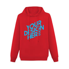 Cargar imagen en el visor de la galería, Sudadera con Capucha y Bolsillo para Mujer de Algodón FS0816022 Personalizada con Impresión Delantera y Trasera con Foto Logo Patrón Texto