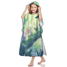 Cargar imagen en el visor de la galería, Poncho Toalla de Playa Grande Suave para Niños Niñas NT158 Personalizada con Impresión Completa con Foto Logo Patrón Texto