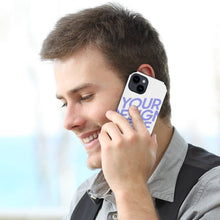 Cargar imagen en el visor de la galería, Carcesas Protectoras de iPhone 14 Series / Fundas de Fibra de Cuero para iPhone 14 / 14 Plus / iPhone 14 Pro / 14 Pro Max 3C0705126 Personalizada Impresion Completa de Una Imagen con Foto Logo Patrón Texto