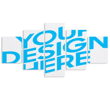 Cargar imagen en el visor de la galería, Cuadro Pintura Imagen Completo Combinación Vertical 5 Paneles Colgantes Carteles Cuadros de pared para el hogar 5 partes en Lienzo GY0903231 Personalizado Personalizada con Foto, Texto o Logo