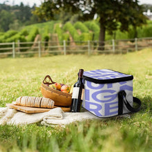Cargar imagen en el visor de la galería, Bolsa Térmica para Hielo Alimentos Fríos o Calientes / Bolsa de Almuerzo Plegable Reutilizable para Picnic JJ0522216 Personalizada Impresion Completa de Una Imagen con Foto Logo Patrón Texto