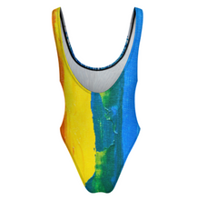 Cargar imagen en el visor de la galería, 2024 NUEVO traje de baño de una pieza con escote redondo para mujer personalizado con fotos patrón texto (Impresión de múltiples imágenes)