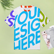 Cargar imagen en el visor de la galería, Camiseta manga corta de moda para mujer NT Personalizada con Impresión Completa de múltiples imágenes con Foto Logo Patrón Texto