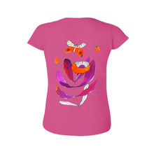 Cargar imagen en el visor de la galería, Camiseta de manga corta Deportiva para Mujer de Algodón FS0803018 Personalizada con Impresión Delantera y Trasera con Foto Logo Patrón Texto