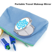 Cargar imagen en el visor de la galería, Espejo de Maquillaje de Viaje con Diseño Personalizado Tus Patrones o Nombres