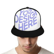 Cargar imagen en el visor de la galería, Gorra de Béisbol con Borde Plana Ajustable Snapback para Mujer Hombre FS0809061 Personalizada Impresión de Una Imagen con Foto Logo Patrón Texto