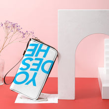 Cargar imagen en el visor de la galería, Cartera Monedero Billetera Bolsa larga de PU con cremallera para hombre y mujer (versión vertical) XB0608008 Personalizada con Foto, Texto o Logo