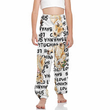 Cargar imagen en el visor de la galería, Pantalones casuales Pantalones deportivos para niños niñas con cordón elástico NT204 Personalizados con Impresión Completa de una imagen con Foto Logo Patrón Texto