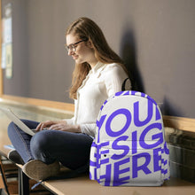 Cargar imagen en el visor de la galería, Mochila escolar de tela Oxford, mochila escolar, mochila de viaje para niños / niñas personalizado con patrón foto texto