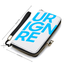 Cargar imagen en el visor de la galería, Cartera Monedero Billetera Bolsa larga de PU con cremallera para hombre y mujer (versión vertical) XB0608008 Personalizada con Foto, Texto o Logo