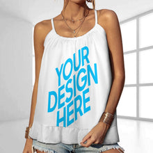 Cargar imagen en el visor de la galería, Camiseta sin Mangas para Mujer Tank Tops con Diseño NK Personalizada con Foto Texto o Logo con una Imágen