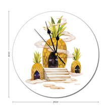 Cargar imagen en el visor de la galería, Reloj en Pared sin Escala de Cloruro de Polivinilo GY0903015 con Diseño Personalizado de Tu Foto Texto Patrón