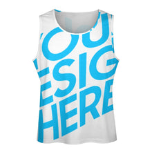 Cargar imagen en el visor de la galería, Camiseta sin manga de moda casual con estampado para hombre BKREV1 Personalizada con Impresión Completa de una imagen con Foto Logo Patrón Texto