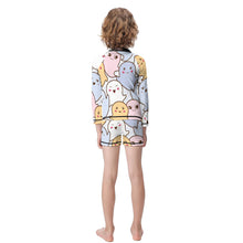 Cargar imagen en el visor de la galería, Traje de Baño de surf manga larga con cremallera patalones cortos para niños ET001 Personalizado con Impresión Completa con Foto Logo Patrón Texto
