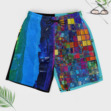 Cargar imagen en el visor de la galería, Bañadores de playa de secado rápido para hombre personalizados con fotos logo texto con estampado de imágenes múltiples, novedad de 2024