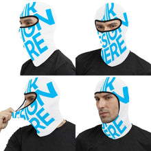 Cargar imagen en el visor de la galería, JJ0521077 Máscara Mascarilla Facial de Poliéster y Spandex con Diseño Personalizado de Tu Texto o Foto