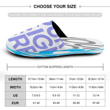Cargar imagen en el visor de la galería, Pantuflas acogedoras de algodón para el hogar con estampado completo para hombre FS0807019 Personalizadas con Impresión Completa con Foto Logo Patrón Texto