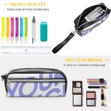 Cargar imagen en el visor de la galería, Estuche de Lápices / Neceser Pequeño / Bolso de Cosméticos de Cuero Impermeable para Niño Niña Adulto Mujer XB0609000 Personalizado con Foto Logo Patrón Texto