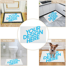 Cargar imagen en el visor de la galería, Alfombra de Terciopelo de Cristal Personalizada con Foto Logo Patrón Texto