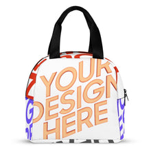 Cargar imagen en el visor de la galería, Cajas Bento portátiles impermeables, bolsas de almuerzo aisladas reutilizables personalizado con patrón foto texto (impresión de imágenes múltiples)