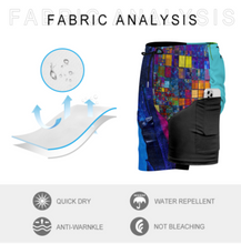 Cargar imagen en el visor de la galería, Bañadores de playa de secado rápido para hombre personalizados con fotos logo texto con estampado de imágenes múltiples, novedad de 2024