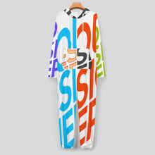 Cargar imagen en el visor de la galería, Ropa de estar por casa de una pieza con cremallera para hombres y mujeres personalizado con patrón foto texto (impresión de imágenes múltiples)