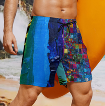 Cargar imagen en el visor de la galería, Bañadores de playa de secado rápido para hombre personalizados con fotos logo texto con estampado de imágenes múltiples, novedad de 2024