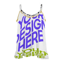 Cargar imagen en el visor de la galería, Camiseta sin Mangas para Mujer Cuello Redondo Tank Tops con Diseño NK Personalizada con Foto Texto o Logo con Múltiple Imágen
