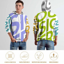 Cargar imagen en el visor de la galería, Sudadera Casual con Capucha de Capa Doble Bolsillo Canguro Talla Grande Unisex para Mujer Hombre FS0816145 Personalizada Impresion Completa de Múltiples Imágenes con Foto Logo Patrón Texto