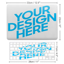 Cargar imagen en el visor de la galería, Conjunto de Membrana Protectora de Teclado de Portátil Apple con Diseño Personalizado de Tus Textos y Fotos Online