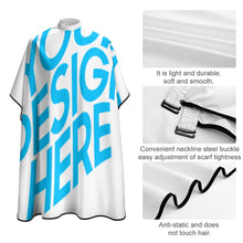 Cargar imagen en el visor de la galería, Capa Peluquería Infantil Bata de Corte de Pelo Delantal Impermeable de Afeitar Salón para Niños JJ0522084 Personalizada Impresion Completa de Una Imagen con Foto Logotipo Patrón Texto
