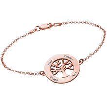 Cargar imagen en el visor de la galería, Pulsera Infinitos Múltiples en Plata 925 / Cobre S0031 Grabada Personalizada con Texto Nombre