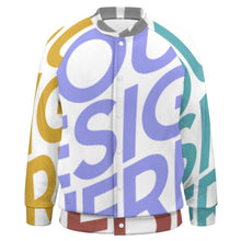 Cargar imagen en el visor de la galería, Uniforme de Béisbol Chaqueta Deportiva Casual para Hombre FS0818006 Personalizada con impresión completa de múltiples imágenes con Foto Logo Patrón Texto