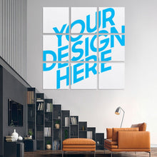 Cargar imagen en el visor de la galería, Impresión de Diseño de Múltiples Imágenes, Póster Cuadro Pintura Colgante, 9 paneles, arte de pared para el hogar, Pintura en Lienzo de 9 partes (Cuadrado) GY0903236 Personalizado Personalizada con Foto, Texto o Logo