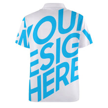 Cargar imagen en el visor de la galería, Polo / Camisa de hombre de verano con cuello con estampado B612 Personalizado con Impresión Completa de una sola imagen con Foto Logo Patrón Texto