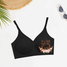 Cargar imagen en el visor de la galería, Sujetador Bra de Honda sin Aros sin Rastro para Mujer WH022 Personalizado con Impresión en Izquierda de Una Imagen con Foto Texto Patrón