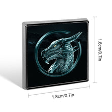 Cargar imagen en el visor de la galería, Broche Cuadrado de Adorno Insignia de Decoración con Estampado para Mujer Hombre SS1404003 Personalizado Impresion Completa de Una Imagen con Foto Logo Patrón Texto