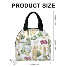 Cargar imagen en el visor de la galería, Bolsa de Almuerzo / Bolsa Térmica con Bolsillo para Exteriores Picnic Colegio Trabajo XB0602048 Personalizada Impresion Completa de Una Imagen con Foto Logo Patrón Texto