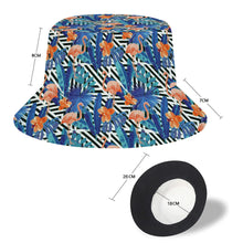 Cargar imagen en el visor de la galería, Impresión de una Sola Imagen Sombrero de Pescador Cubo de Impresión Completa Mujeres / Hombres FS0809026 Personalizado con Fotos Patrón Texto logotipo