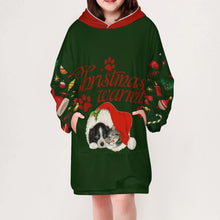 Cargar imagen en el visor de la galería, Sudadera Estamapda Infantil Larga con Capucha con Forro Polar para Niña Chica Adolescentes B412 Personalizada con Impresión Completa de Una Imagen con Foto Logo Patrón Texto