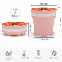 Cargar imagen en el visor de la galería, Taza Botella de agua plegable de silicona para niños JJ0520063 Personalizado Personalizada con Foto, Texto o Logo
