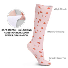Cargar imagen en el visor de la galería, Calcetines Largos Medias transpirables (5 pares de la misma imagen) para mujer FS0808024 Personalizados con impresión completa con Foto Logo Patrón Texto