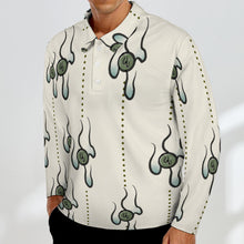 Cargar imagen en el visor de la galería, Polo Casual Elegante Manga Larga / Camisa Solapa Clásica para Hombre SDS008 Personalizado con Impresión Completa de una imagen con Foto Logo Patrón Texto
