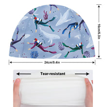 Cargar imagen en el visor de la galería, Gorro de natación con estampado unisex para adulto FS0809022 Personalizado Impresión con Foto Logo Patrón Texto